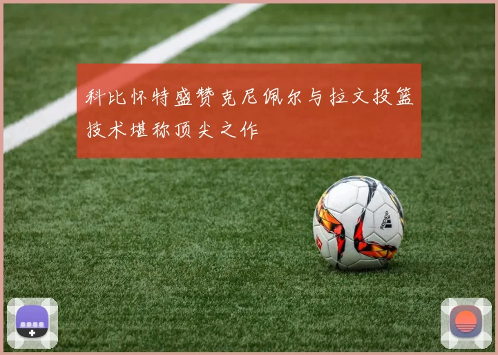 科比怀特盛赞克尼佩尔与拉文投篮技术堪称顶尖之作