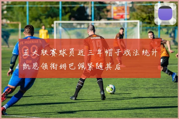 五大联赛球员近三年帽子戏法统计凯恩领衔姆巴佩紧随其后